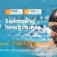 POLVCDG bone conduction swimming earphones IPX8 waterproof 32GB memory Bluetooth 5.4 silicone material 2025 new product x16