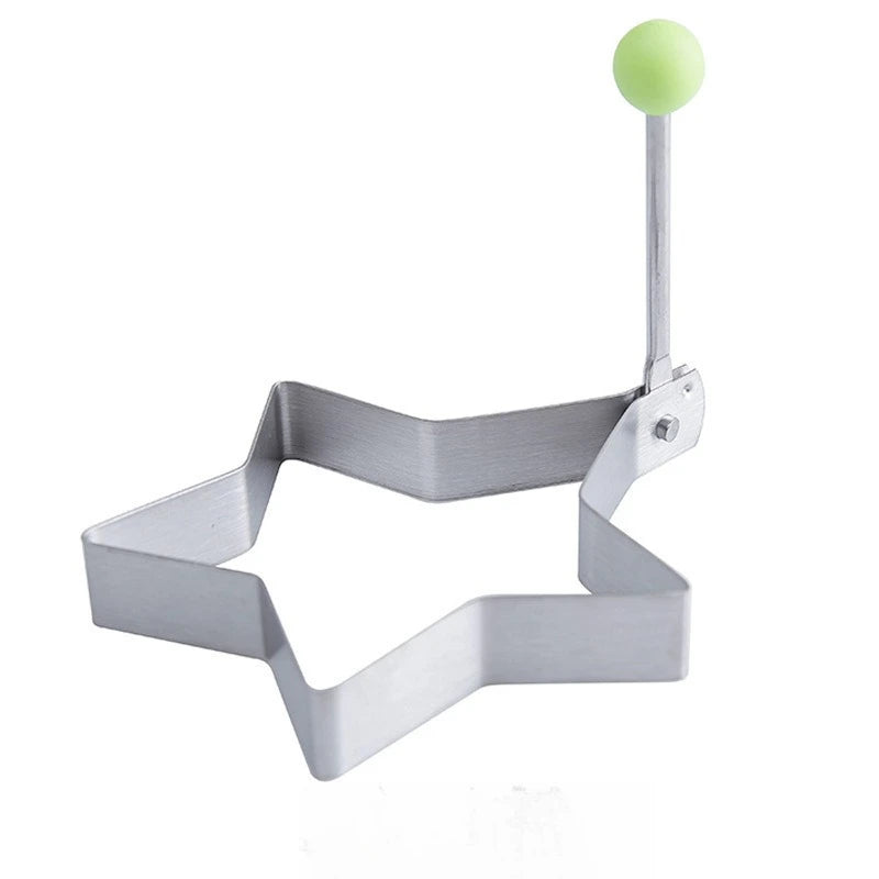 Stainless Steel Fried Egg Molds Breakfast Pancake Mold Creative Cake Tool Non-stick Egg Shaper Baking Cooking Kitchen Gadgets