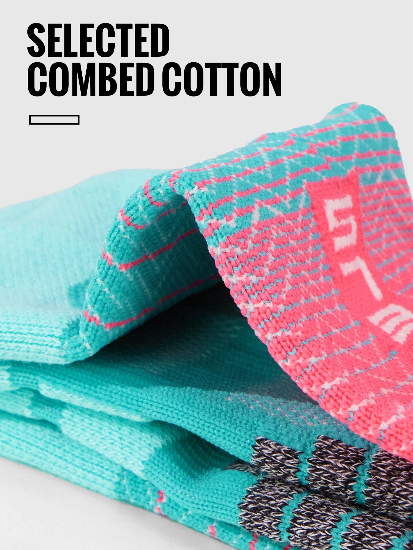 WRELS Socks Athletic Cushion Moisture Wicking Sports Socks Thickening Towel Bottom Sweat Absorbing Shock-absorbing Running Socks