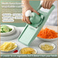 Multifunctional Vegetable & Fruit Slicer - Potato Shredder & Grater with Handle!