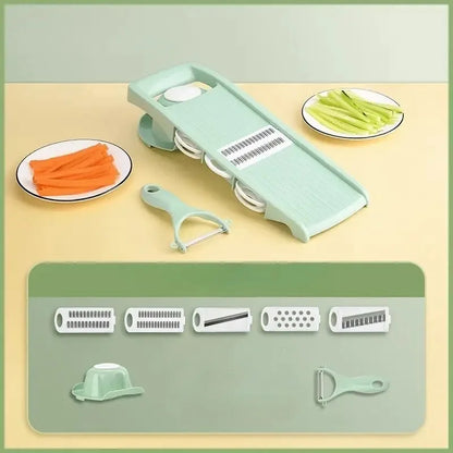 Multifunctional Vegetable & Fruit Slicer - Potato Shredder & Grater with Handle!