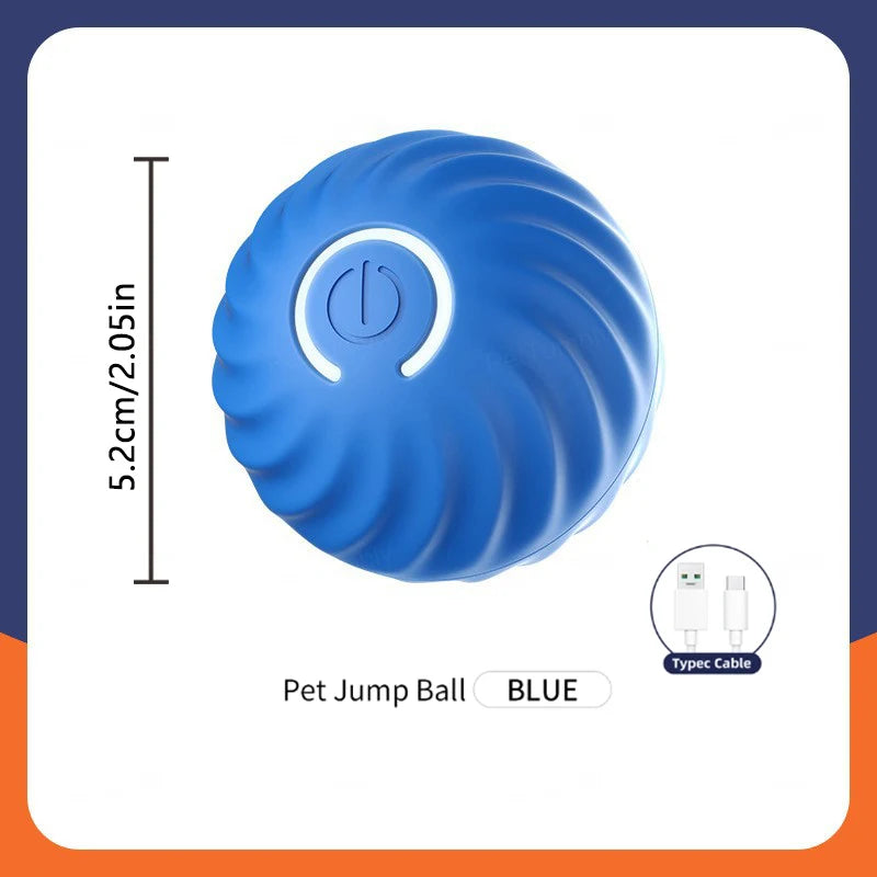 Smart Dog / Cat Toy Ball Electronic Interactive Pet Toy Moving Ball USB Automatic Moving Bouncing for Puppy Birthday Gift Cat Products