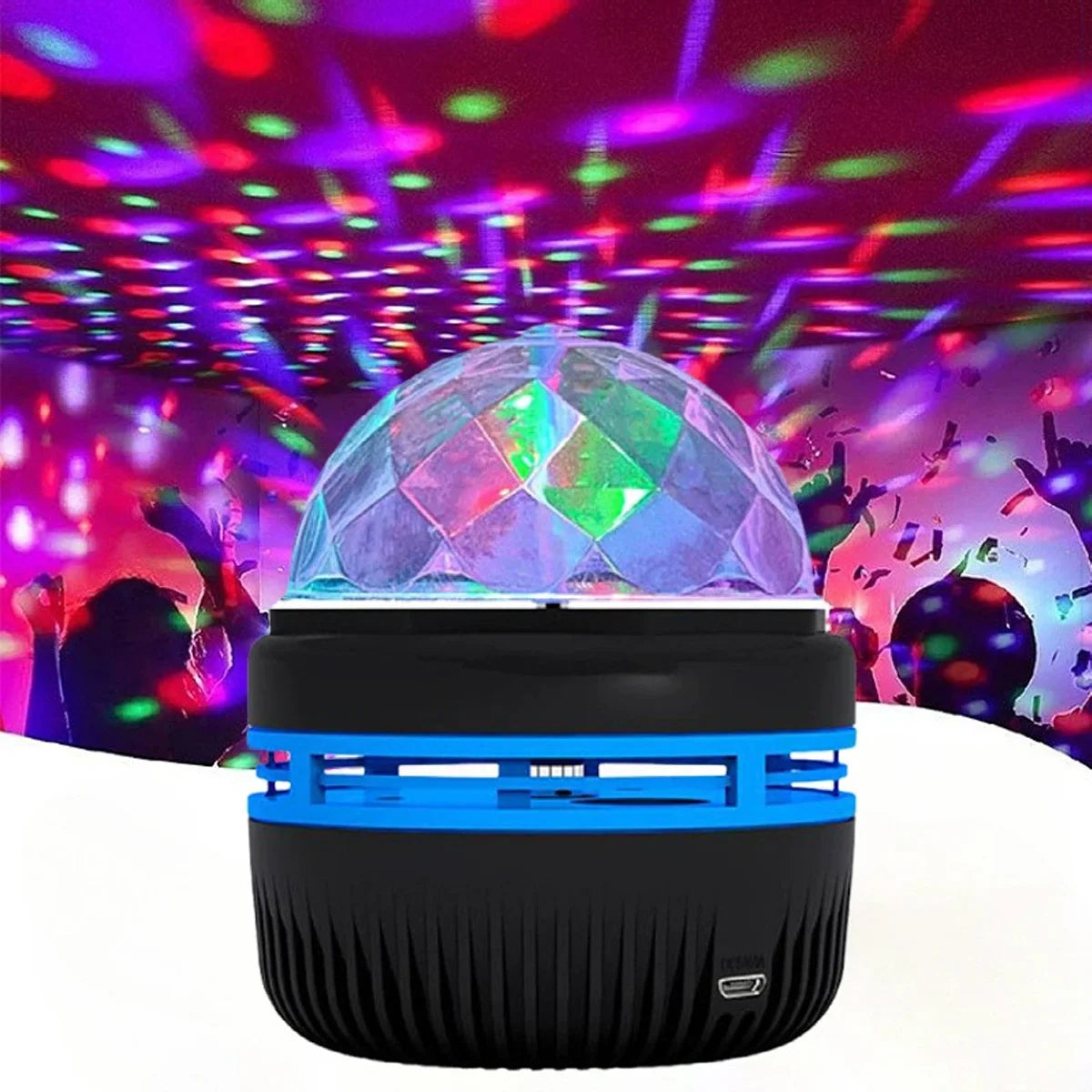 Vortex Star LED Projector Light with Water Ripple Effects