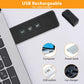 USB Rechargeable Clip-On Bookmark Book Light with Timer