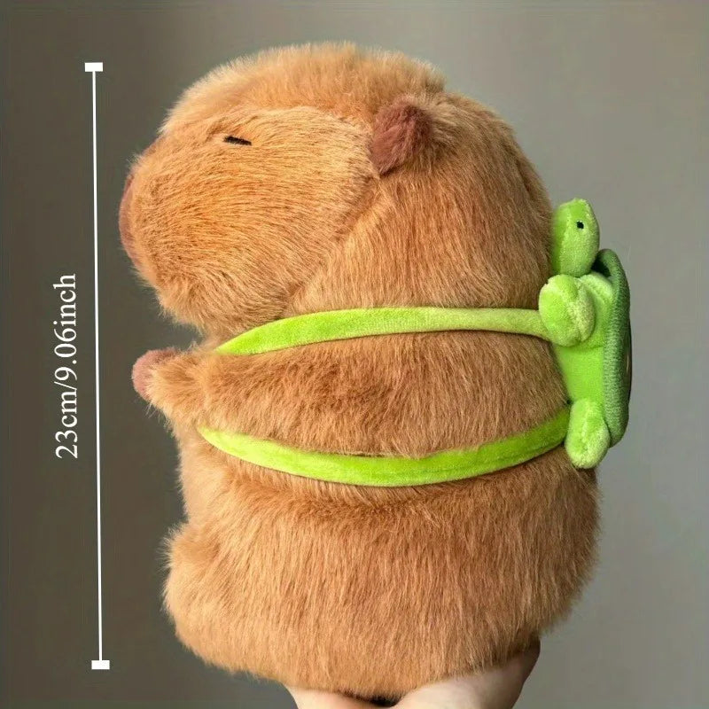 23cm Capybara Plush Simulation Capibara Anime Fluffty Toy Cute Doll Stuffed Animals Soft Doll Plush Christmas Thanksgiving Gift
