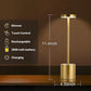 USB Rechargeable Classic Table Lamp: Touch Control & 3 Colors