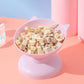 Popular pet cats and dogs feeding water bowls, high feet inclined mouth bowls, scientific design of pet supplies