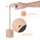 USB Rechargeable Classic Table Lamp: Touch Control & 3 Colors