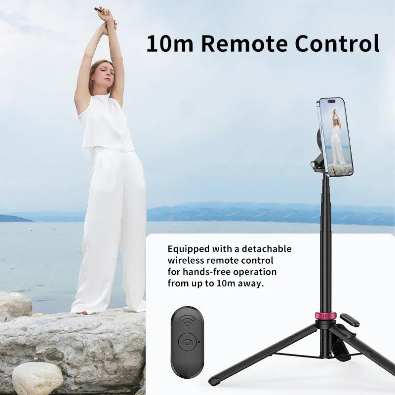 MagSafe Selfie Stick Tripod (1.53M) w/ Bluetooth Remote