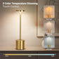 USB Rechargeable Classic Table Lamp: Touch Control & 3 Colors