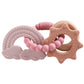 Food-Grade Silicone Teether Ring - Safe Sensory Toy for Babies 0-12 Months!