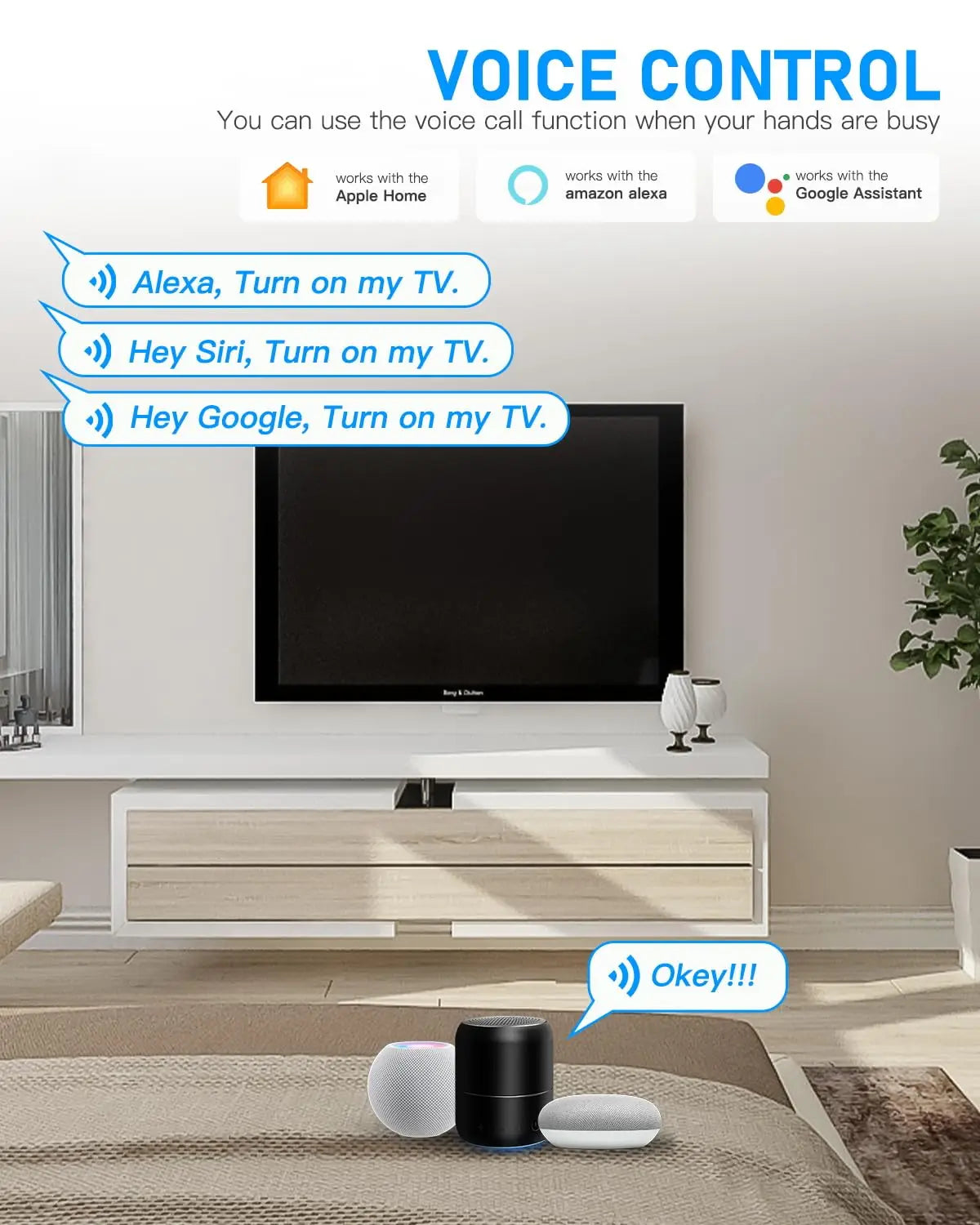 16A Mini WiFi Smart Plug: Control with App, Siri, Alexa & Google
