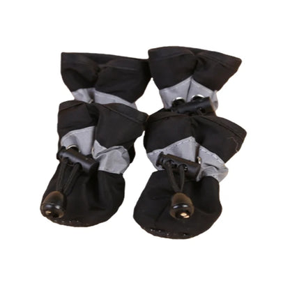 4-Pack Waterproof Anti-Slip Pet Dog Shoes for Small Pets
