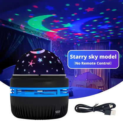 Vortex Star LED Projector Light with Water Ripple Effects