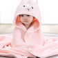 Cartoon Animal Baby Bath Towels Soft Newborn Hooded Towel Blanket Toddler Bathrobe Warm Sleeping Swaddle Wrap for Boys Girls