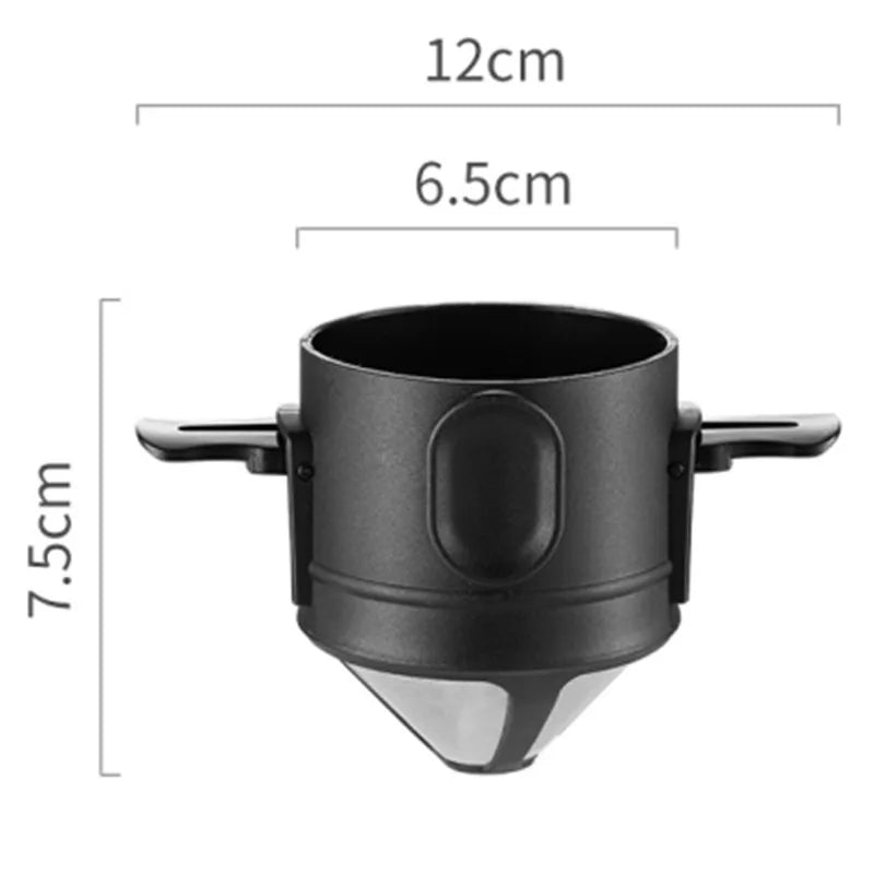 304 Stainless Steel Portable Coffee & Tea Dripper Set