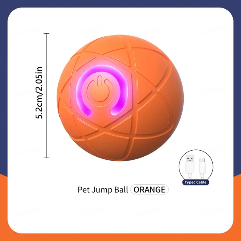 Smart Dog / Cat Toy Ball Electronic Interactive Pet Toy Moving Ball USB Automatic Moving Bouncing for Puppy Birthday Gift Cat Products