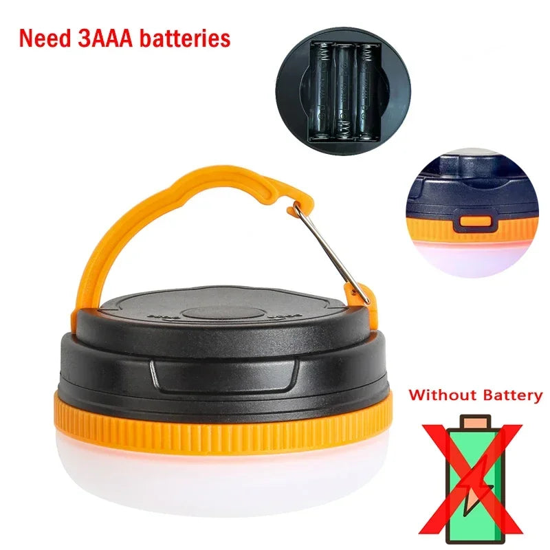10W 1800MAH COB+LED Camping Lantern USB Rechargeable High Power Portable Tents Lamp Outdoor Hiking Night Fishing Hanging Lamp