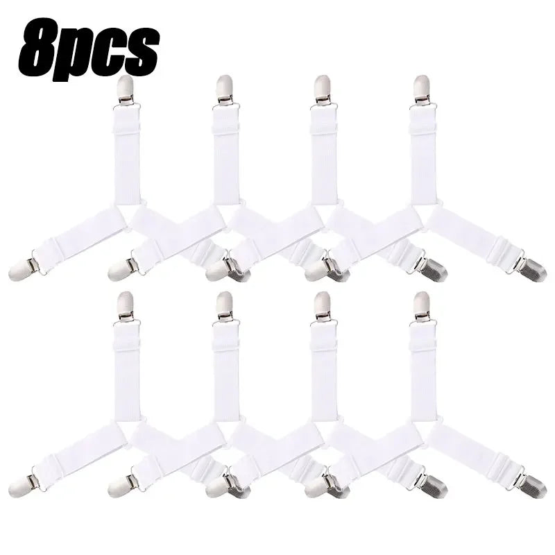Adjustable Bed Sheet Clips Set – Keep Sheets Tight & Secure