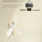 Portable wireless mini ceiling fan light USB fan with remote control, stand, night light, home, outdoor, camping, New Year gifts