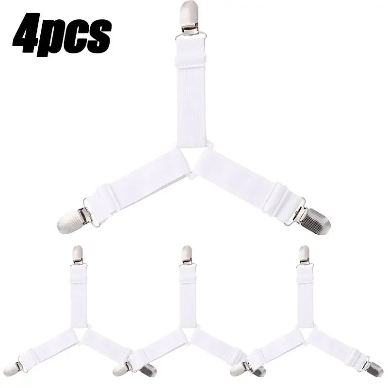 Adjustable Bed Sheet Clips Set – Keep Sheets Tight & Secure