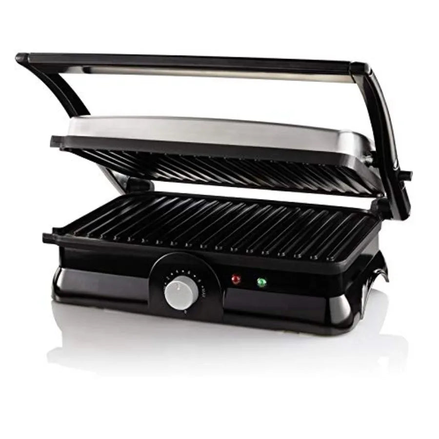 Compact Panini Maker for Small Portions Ideal for Home Use and Office Snacks Efficiently Grills Sandwiches with Even Heat Distr