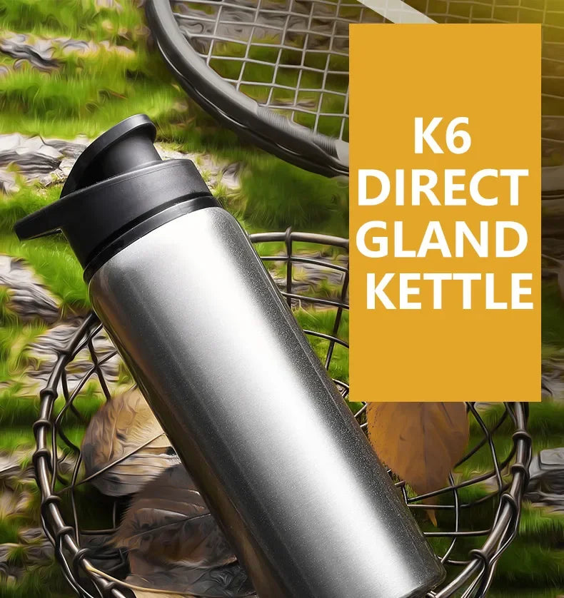 Metal Portable Water Bottle Leakproof Reusable Outdoor Sports Cup for Cycling Hiking Gym Halloween Gift Christmas Gift Travel
