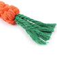 Durable Carrot Dog Chew Toy - Safe Cotton Rope for Molar Cleaning!