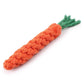 Durable Carrot Dog Chew Toy - Safe Cotton Rope for Molar Cleaning!