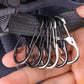 5PCS Tactical S Type Carabiner Camping Equipment Anti-Theft Aluminium Alloy Carabiner Mini Keychain Hook Hiking Backpack Buckle