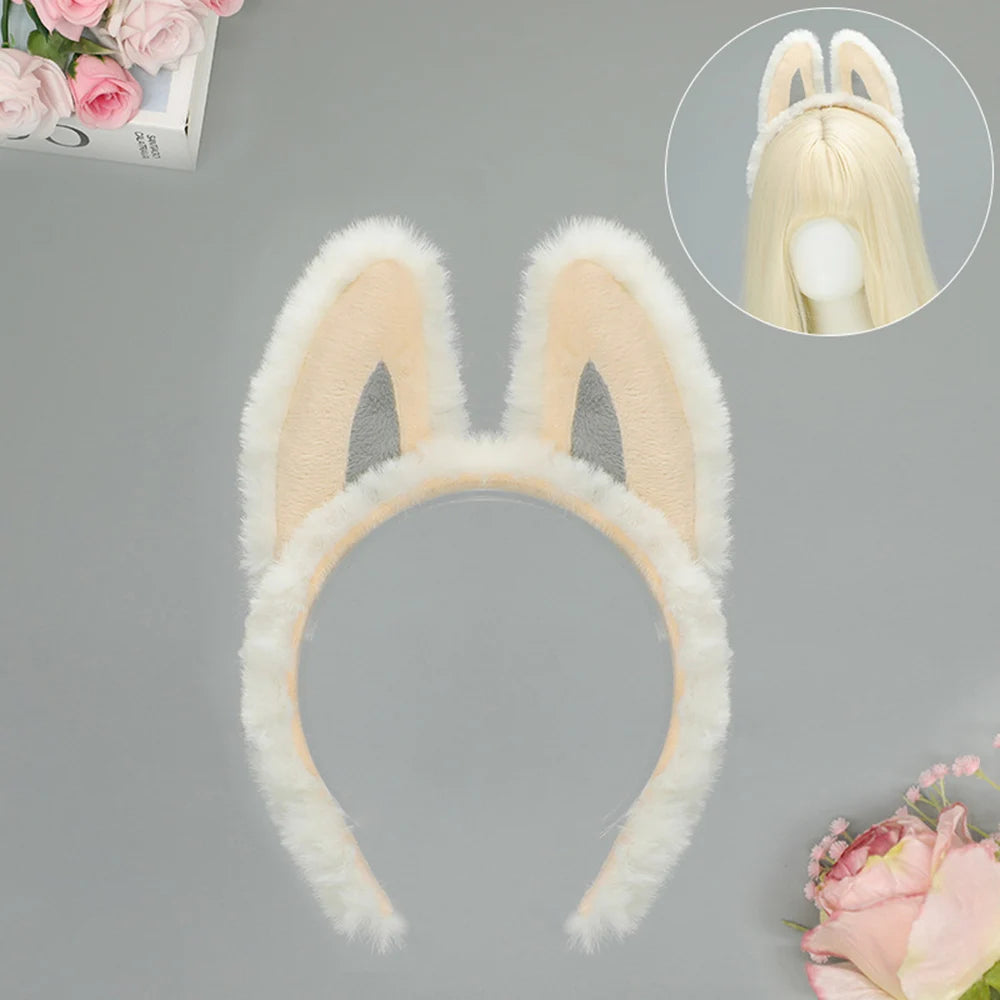 Cute Plush Antler Headband Fashion Cosplay Deer Ear Head Hoop Lolita Hair Bands Holiday Party Christmas Women Hair Accessories