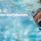 POLVCDG bone conduction swimming earphones IPX8 waterproof 32GB memory Bluetooth 5.4 silicone material 2025 new product x16