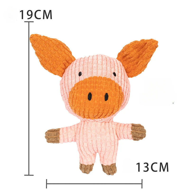 Bite-Resistant Plush Duck Toy - Sound Relief for Small & Large Dogs!