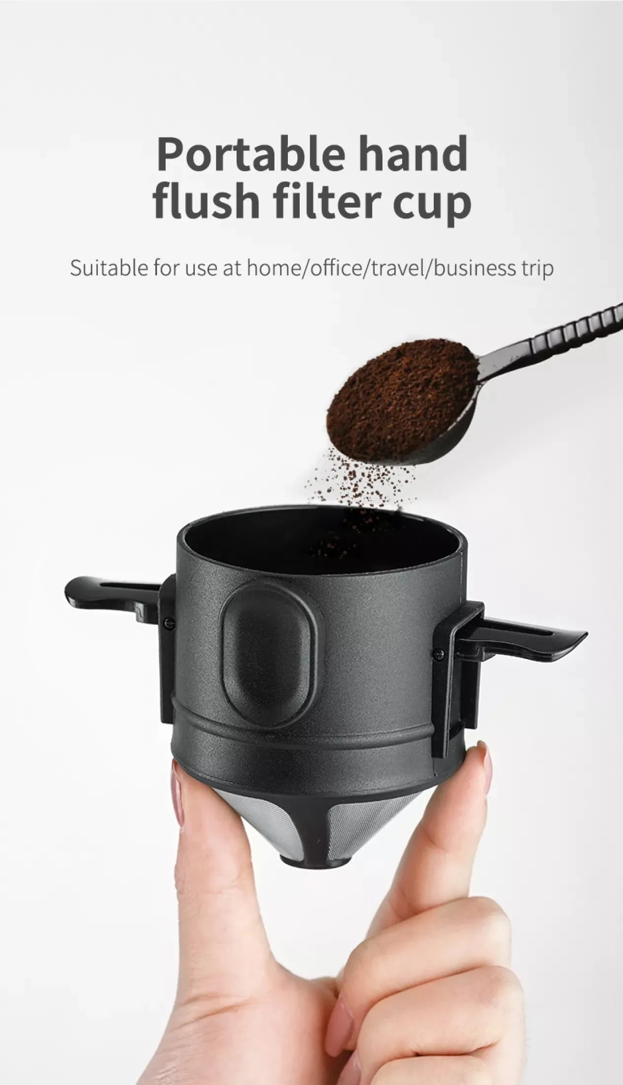 304 Stainless Steel Portable Coffee & Tea Dripper Set