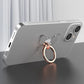Transparent Cell Phone Ring Holder Stand 360°Degree Rotation Clear Finger Grip Kickstand Compatible iPhone Xiaomi for Phone Case