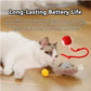 Cat Interactive Ball Toy Automatic Rolling Ball Faux Tail Rechargeable Pet Electric Toy Dog Cat Training Imitate Mouse Products