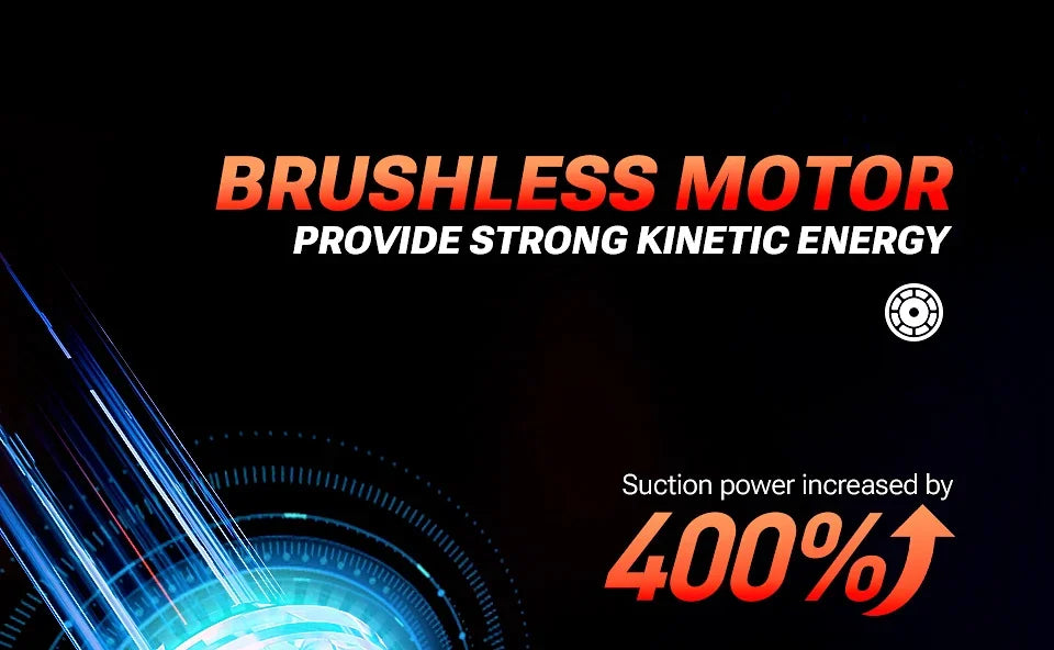Cordless car vacuum - strong suction, portable, handheld. Perfect for quick clean-ups in your car! 🚗