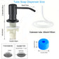 Stainless steel kitchen sink liquid soap dispenser (350ML / 500ML) — pump mount, hand-press design. 🧼
