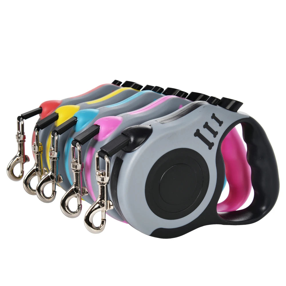 3m/5m Automatic Retractable Dog Leash – Durable Nylon for Small Dogs & Cat
