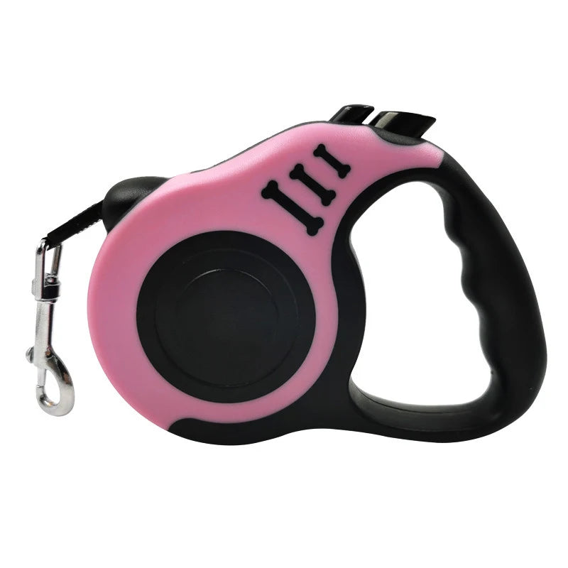 3m/5m Automatic Retractable Dog Leash – Durable Nylon for Small Dogs & Cat