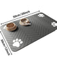 Absorbent Waterproof Pet Feeding Mat for Food & Water Bowl