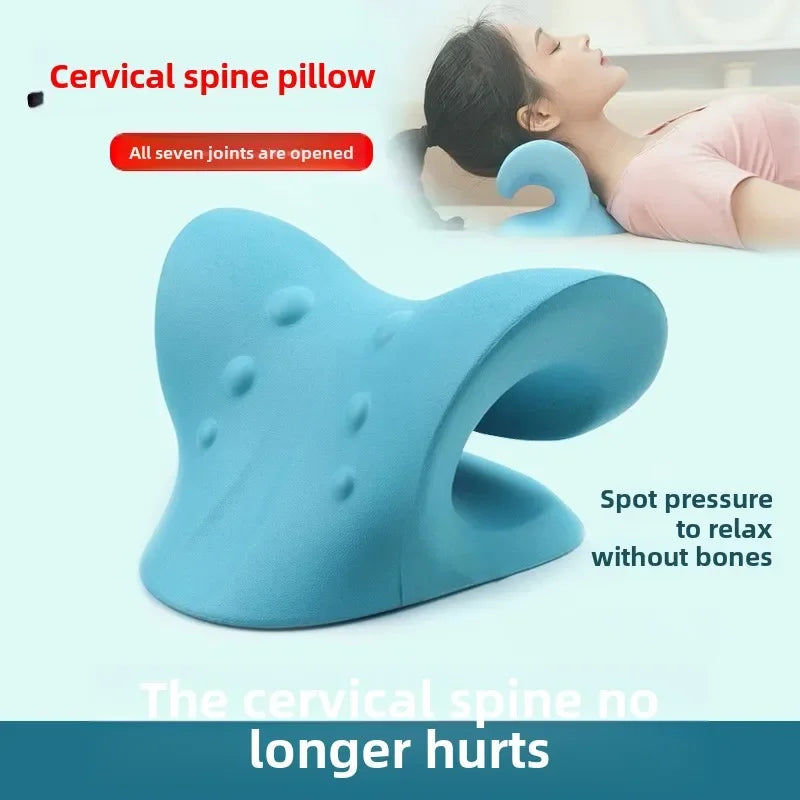 Premium Cervical Spine Massager for Neck Shoulder Relaxation - Support Correct Posture & Improve Sleep Quality
