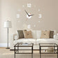 Transform Your Space: 3D Luminous Frameless DIY Wall Clock