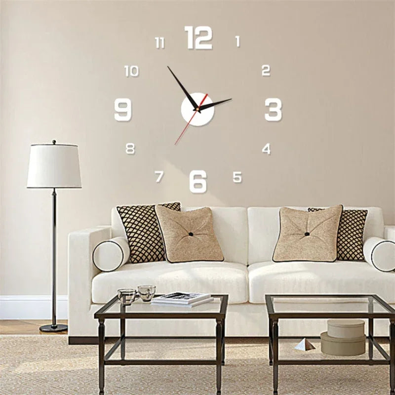 Transform Your Space: 3D Luminous Frameless DIY Wall Clock