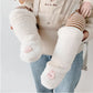 Winter Baby Socks Thick Warm Long Socks for Toddler White Autumn Winter PlushKnee Newborn Anti Slip Floor Socks Baby Accessories