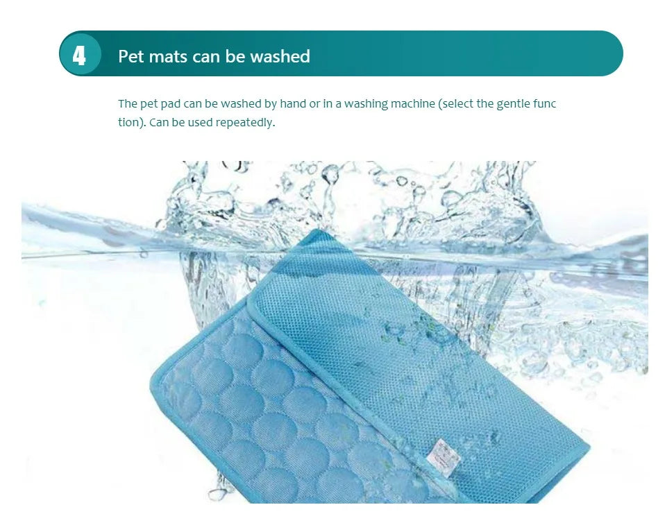 Extra Large Dog Cooling Mat for Summer – Durable Pet Ice Pad