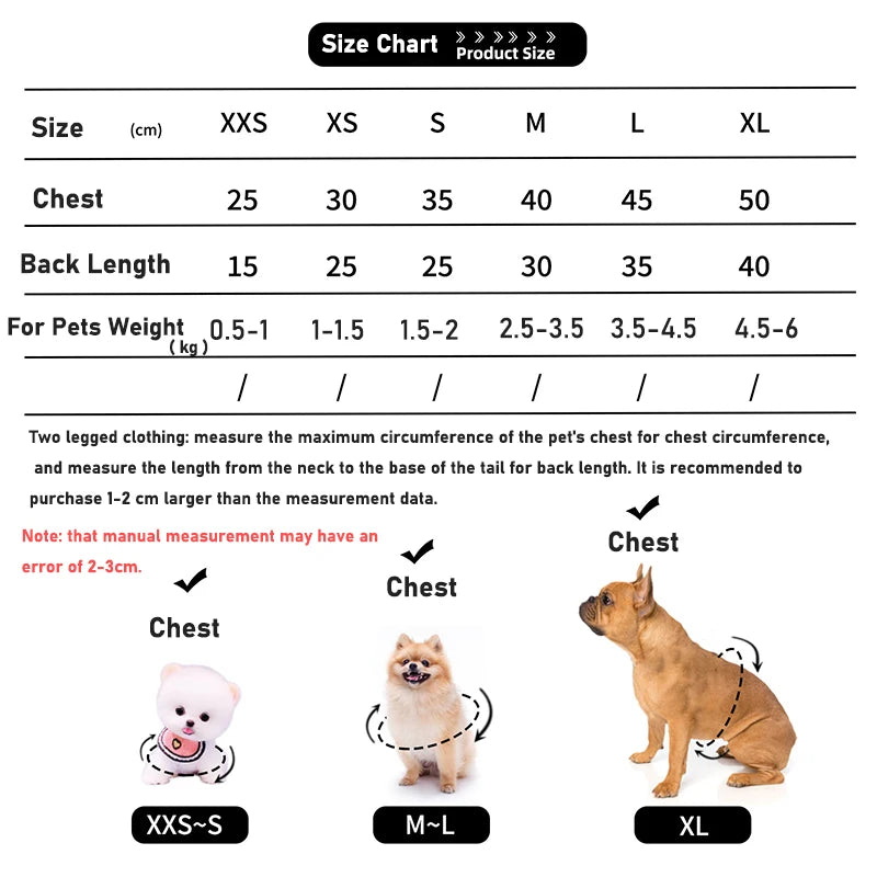 Cute Dog / Cat Clothes Winter Vest For Small Dogs Cats Warm Pets Sweater Soft Flannel Puppy Puffer Jacket Dog Accessories Supplies Xxs