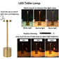 USB Rechargeable Classic Table Lamp: Touch Control & 3 Colors