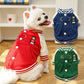 Cozy Fleece Dog Jacket, Sporty Baseball Style Pet Vest for Everyday Comfort, Warm Puppy Clothes for Small Medium Dogs