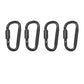 4-6PCS Carabiner Set For Key Camping Survival EDC Outdoor Keychain Clip  Alloy Aluminum Tactical Caribiner Hook Karabiners